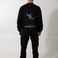 Sweatshirt black pigeon stars