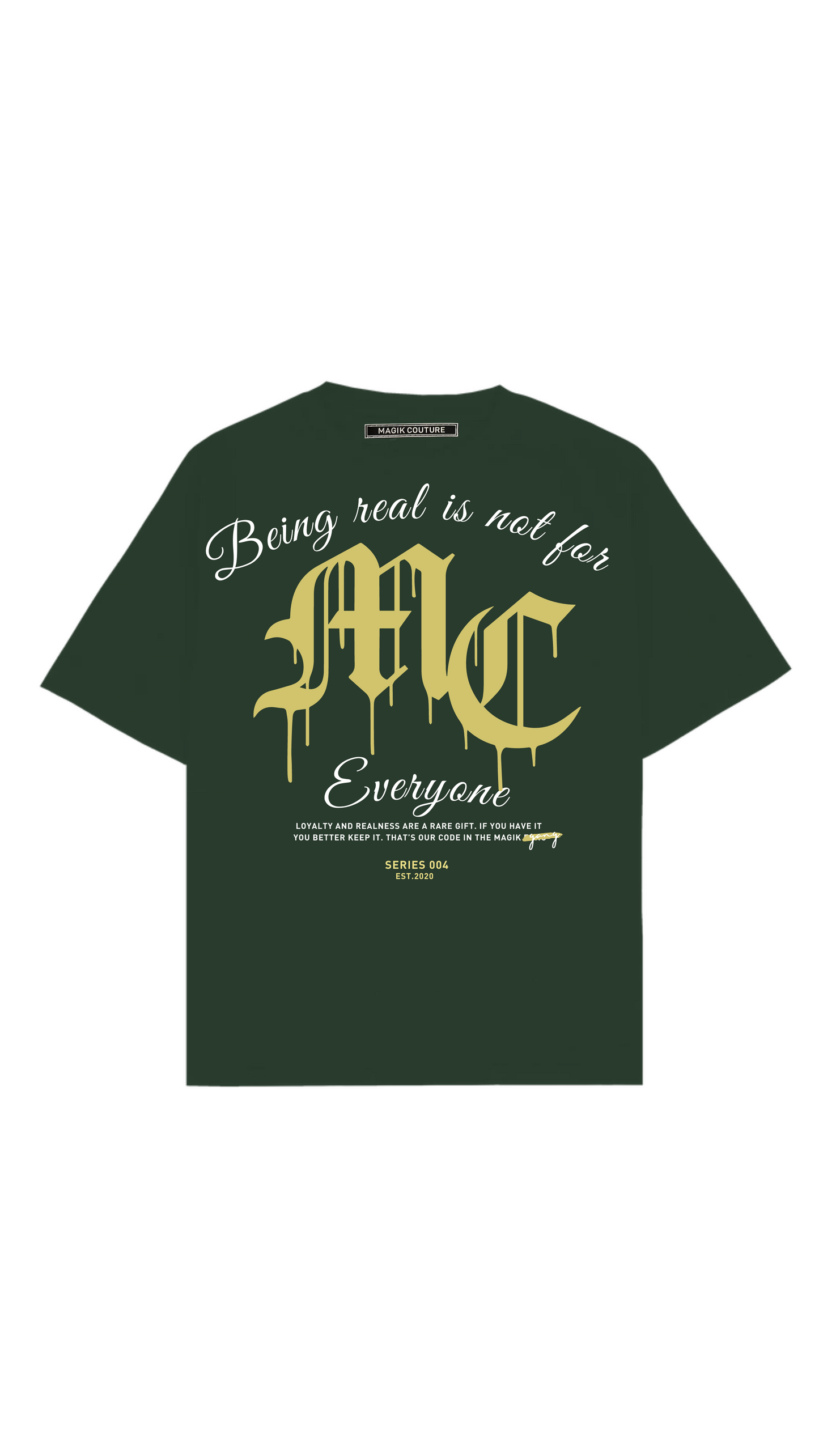 Camiseta Magik Gang Oversize Verde