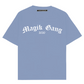 Camiseta Magik Gang Oversize alto relieve-Azul