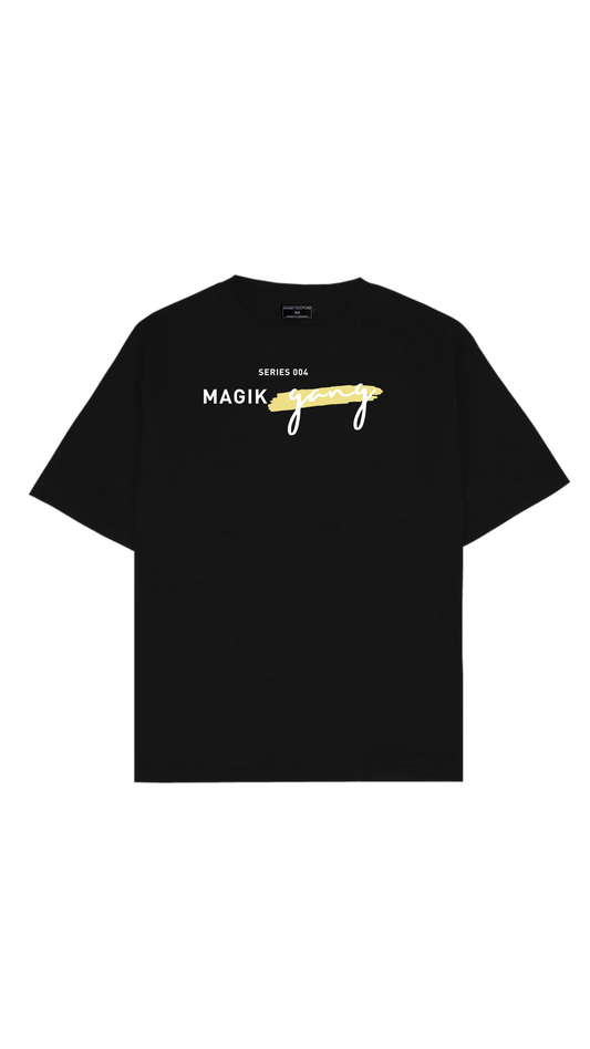 Camiseta Magik Gang Oversize Negra